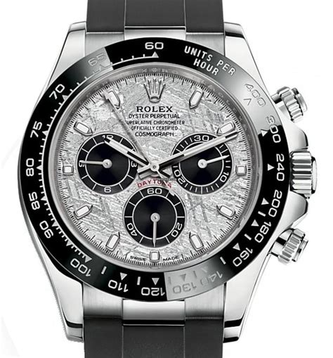 rolex daytona white gold dial|daytona white gold oysterflex 2023.